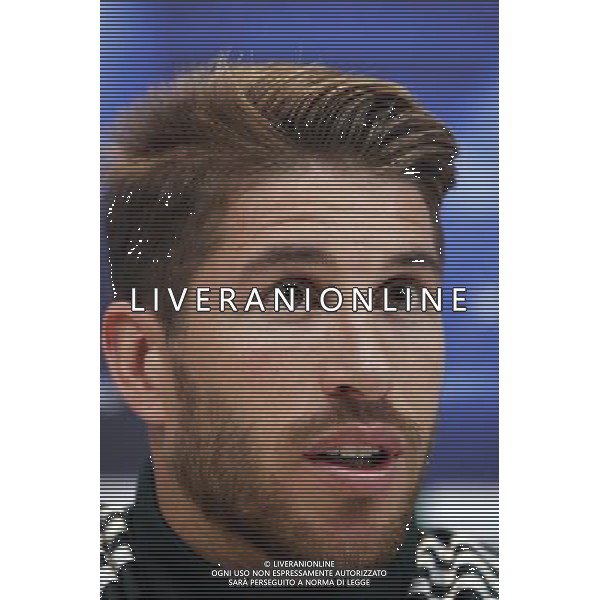 Madrid (29/04/2013).- UEFA Champion League. Rueda de prensa ofrecida por Sergio Ramos en la Ciudad Deportiva de Valdebebas. Photo: Alex Cid-Fuentes / ALFAQUI AG ALDO LIVERANI S A S ONLY ITALY