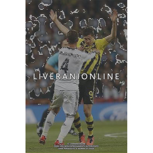 Real Madrid\'s Sergio Ramos and Borussia Dortmund\'s Lewandowsky during Champions League match on april 30th 2013. Photo: Cesar Cebolla / ALFAQUI AG ALDO LIVERANI S A S ONLY ITALY