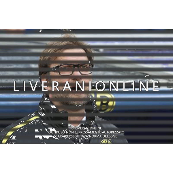 Borussia Dortmund\'s Jurgen Klopp during Champions League match on april 30th 2013. Photo: Alex Cid-Fuentes / ALFAQUI AG ALDO LIVERANI S A S ONLY ITALY