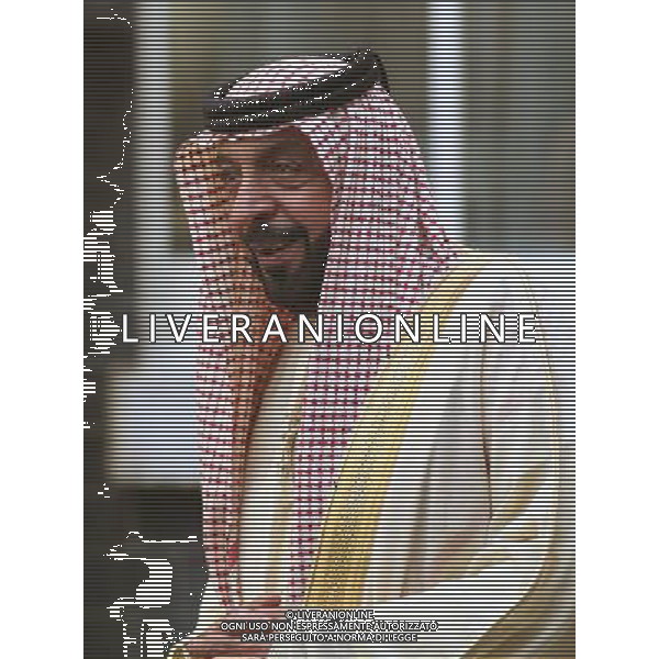 SHEIKH KHALIFA AL-NAHYAN PRESIDENT OF THE UNITED ARAB EMIRATES PRESIDENT OF THE UNITED ARAB EMIRATES VISITS NUMBER 10 DOWNING STREET DOWNING STREET, LONDON, ENGLAND, UK 01 May 2013 DIC11739 ©photoshot/AGENZIA ALDO LIVERANI SAS - ITALY ONLY - Il presidente degli Emirati Arabi Uniti Sua Altezza lo Sceicco Khalifa bin Zayed Al Nahyan incontra la regina Elisabetta II d\'inghilterra e del Principe Filippo a Windsor, durante una visita di Stato nel Regno Unito 30 aprile 2013