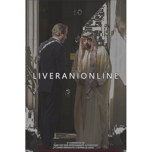 The President of the United Arab Emirates, His Highness Sheikh Khalifa bin Zayed Al Nahyan meets David Cameron at No 10 Downing Street.. London ©photoshot/AGENZIA ALDO LIVERANI SAS - ITALY ONLY - Il presidente degli Emirati Arabi Uniti Sua Altezza lo Sceicco Khalifa bin Zayed Al Nahyan incontra la regina Elisabetta II d\'inghilterra e del Principe Filippo a Windsor, durante una visita di Stato nel Regno Unito 30 aprile 2013
