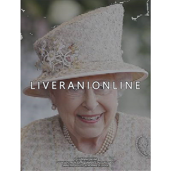 Britain\'s Queen Elizabeth II smiles as she awaits the arrival of the President of the United Arab Emirates Sheik Khalifa bin Zayed Al Nahyan in Windsor in England, Tuesday, April 30, 2013. (AP Photo/Kirsty Wigglesworth, pool) ©photoshot/AGENZIA ALDO LIVERANI SAS - ITALY ONLY - Il presidente degli Emirati Arabi Uniti Sua Altezza lo Sceicco Khalifa bin Zayed Al Nahyan incontra la regina Elisabetta II d\'inghilterra e del Principe Filippo a Windsor, durante una visita di Stato nel Regno Unito 30 aprile 2013