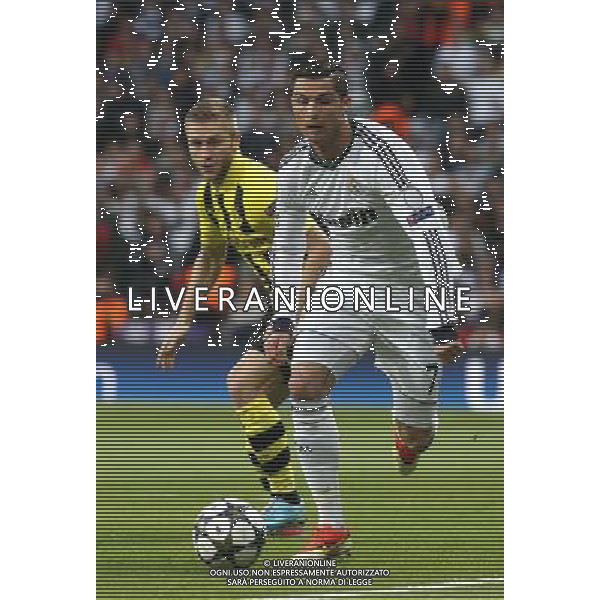 Madrid (30/04/2013).- Estadio Santiago Bernabeu. UEFA Champions League. Real Madrid - Borussia Dortmund. Cristiano Ronaldo. Photo: Alex Cid-Fuentes / ALFAQUI AG ALDO LIVERANI S A S ONLY ITALY
