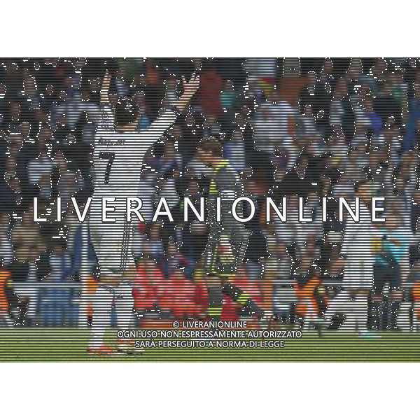 Madrid (30/04/2013).- Estadio Santiago Bernabeu. UEFA Champions League. Real Madrid - Borussia Dortmund. Cristiano Ronaldo, Mesut Ozil. Photo: Alex Cid-Fuentes / ALFAQUI AG ALDO LIVERANI S A S ONLY ITALY