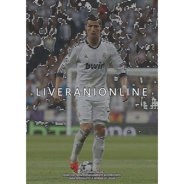 Madrid (30/04/2013).- Estadio Santiago Bernabeu. UEFA Champions League. Real Madrid - Borussia Dortmund. Cristiano Ronaldo. Photo: Alex Cid-Fuentes / ALFAQUI AG ALDO LIVERANI S A S ONLY ITALY