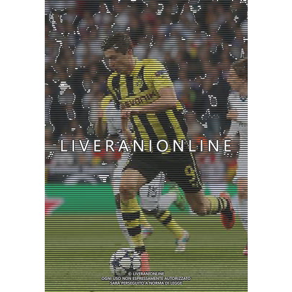 Madrid (30/04/2013).- Estadio Santiago Bernabeu. UEFA Champions League. Real Madrid - Borussia Dortmund. Robert Lewandowski. Photo: Alex Cid-Fuentes / ALFAQUI AG ALDO LIVERANI S A S ONLY ITALY