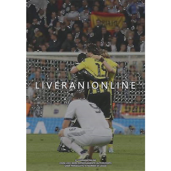Madrid (30/04/2013).- Estadio Santiago Bernabeu. UEFA Champions League. Real Madrid - Borussia Dortmund. Karim Benzema, Mats Hummels, Marcel Schmelzer. Photo: Alex Cid-Fuentes / ALFAQUI AG ALDO LIVERANI S A S ONLY ITALY