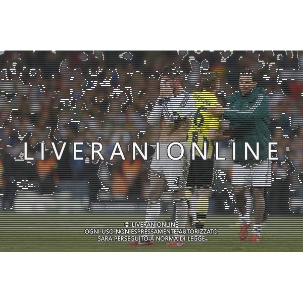 Real Madrid\'s Sergio Ramos during Champions League match on april 30th 2013. Photo: Cesar Cebolla / ALFAQUI AG ALDO LIVERANI S A S ONLY ITALY