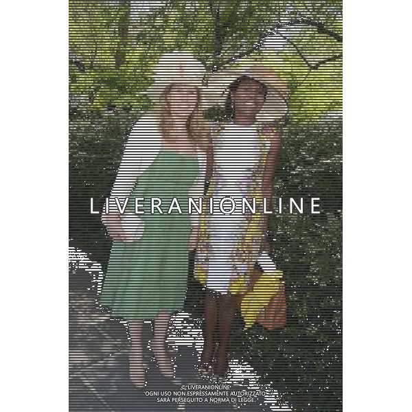 Nathalie Kaplan and Deborah Roberts attends the 31st Annual Frederick Law Olmsted Awards Luncheon by the Central Park Conservancy Women\'s Committee on May 1, 2013 at the Central Park Conservancy in New York City. photo by Robin Platzer/ Twin Images/ LFI ©photoshot/AGENZIA ALDO LIVERANI SAS - ITALY ONLY - EDITORIAL USE ONLY