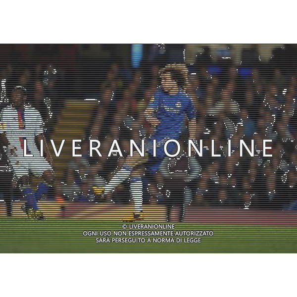 David Luiz Scores 3rd goal Chelsea 2012/13 Chelsea V FC Basel 02/05/13 UEFA Europa League Semi Final Photo: Robin Parker Fotosports International ©photoshot/AGENZIA ALDO LIVERANI SAS - ITALY ONLY - Chelsea - Basilea semifinale di ritorno Europa League 02 maggio 2013