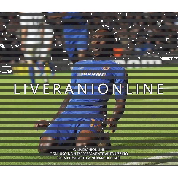 Stamford Bridge Chelsea v Basel 02/05/2013 Europa League Semi-Final 2nd leg Victor Moses (Chelsea) celebrates second goal Photo: Roger Parker Fotosports International ©photoshot/AGENZIA ALDO LIVERANI SAS - ITALY ONLY - Chelsea - Basilea semifinale di ritorno Europa League 02 maggio 2013
