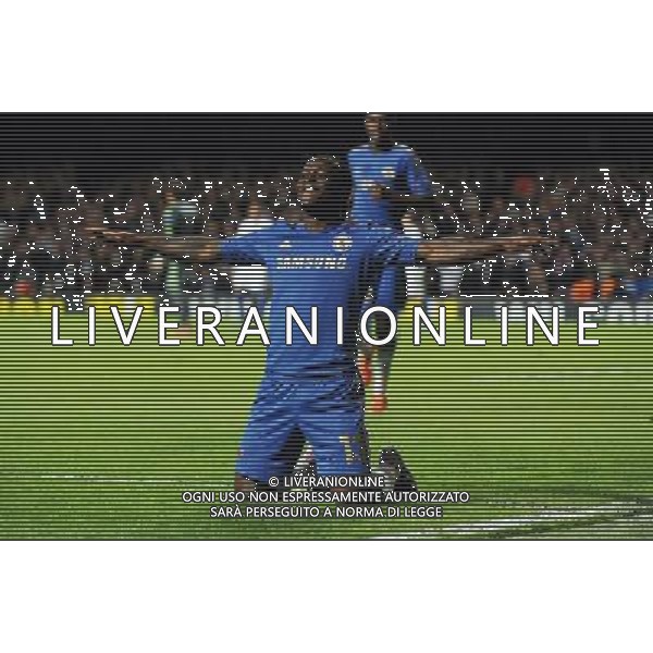 Stamford Bridge Chelsea v Basel 02/05/2013 Europa League Semi-Final 2nd leg Victor Moses (Chelsea) celebrates second goal Photo: Roger Parker Fotosports International ©photoshot/AGENZIA ALDO LIVERANI SAS - ITALY ONLY - Chelsea - Basilea semifinale di ritorno Europa League 02 maggio 2013