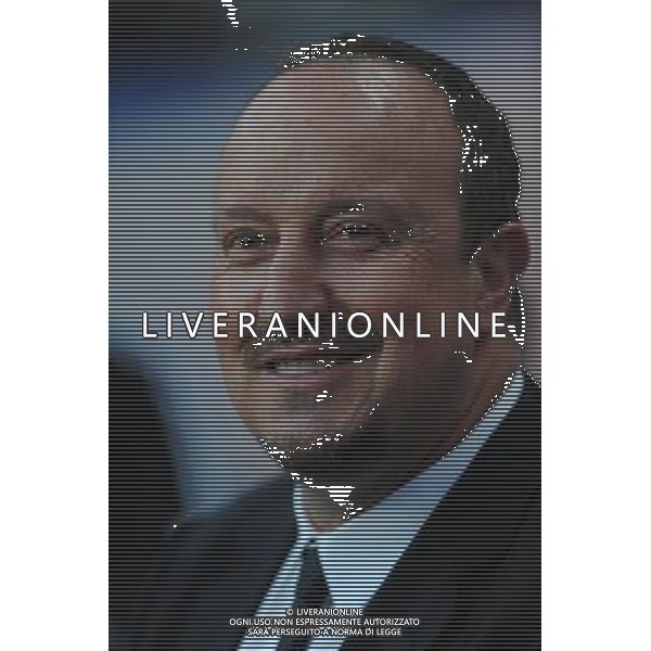 A Happy Rafael Benitez Interim Manager Chelsea 2012/13 Chelsea V FC Basel (3-1) (5-2) 02/05/13 UEFA Europa League Semi Final Photo: Robin Parker Fotosports International ©photoshot/AGENZIA ALDO LIVERANI SAS - ITALY ONLY - Chelsea - Basilea semifinale di ritorno Europa League 02 maggio 2013