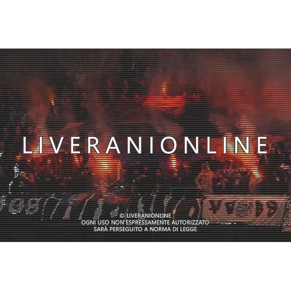 Fans FC Basel 2012/13 Chelsea V FC Basel (3-1) 02/05/13 UEFA Europa League Semi Final Photo: Robin Parker Fotosports International ©photoshot/AGENZIA ALDO LIVERANI SAS - ITALY ONLY - Chelsea - Basilea semifinale di ritorno Europa League 02 maggio 2013