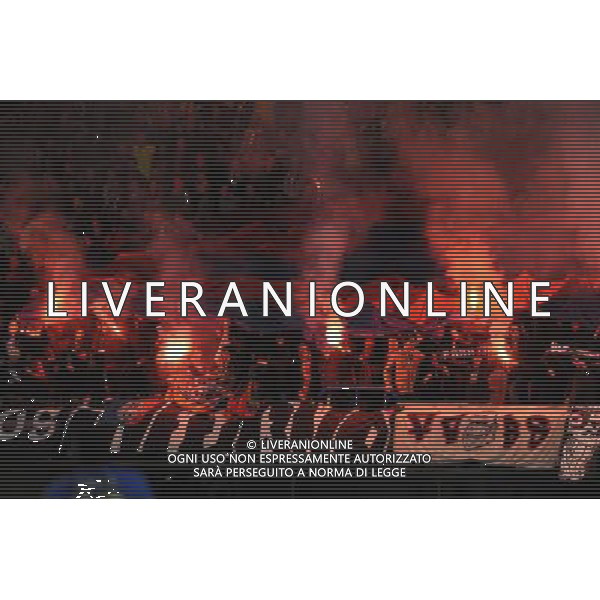 Fans FC Basel 2012/13 Chelsea V FC Basel (3-1) 02/05/13 UEFA Europa League Semi Final Photo: Robin Parker Fotosports International ©photoshot/AGENZIA ALDO LIVERANI SAS - ITALY ONLY - Chelsea - Basilea semifinale di ritorno Europa League 02 maggio 2013