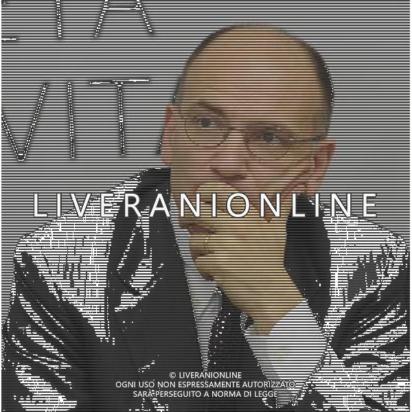 MILANO 6/5/2013 EXPO 2015 INCONTRA IL PRESIDENTE DEL CONSIGLIO, ENRICO LETTA NELLA FOTO ENRICO LETTA FOTO ROMANO/AG ALDO LIVERANI S.A.S.