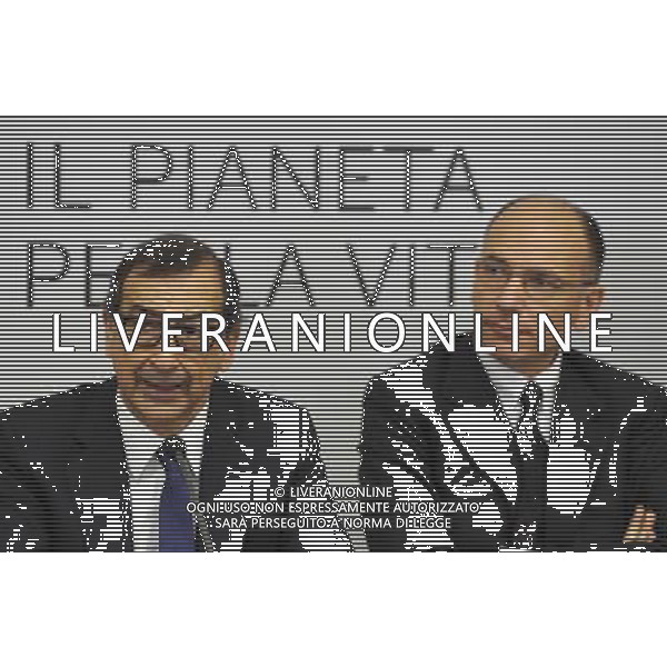 MILANO 6/5/2013 EXPO 2015 INCONTRA IL PRESIDENTE DEL CONSIGLIO, ENRICO LETTA NELLA FOTO GIUSEPPE SALA ED ENRICO LETTA FOTO ROMANO/AG ALDO LIVERANI S.A.S.