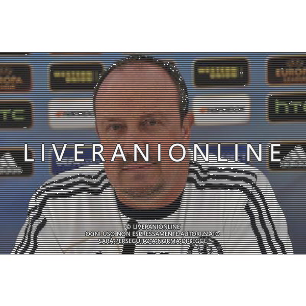 Rafael Benitez at a media day ahead of the UEFA Europa League Final for Chelsea FC v Benfica at the Chelsea FC training ground in Cobham, Surrey 9th May 2013 ©Photoshot/AGENZIA ALDO LIVERANI SAS-ITALY ONLY - EDITORIAL USE ONLY