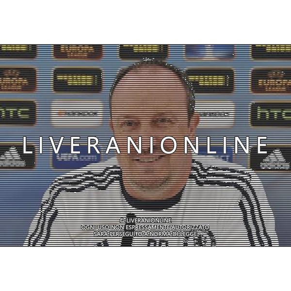 Rafael Benitez at a media day ahead of the UEFA Europa League Final for Chelsea FC v Benfica at the Chelsea FC training ground in Cobham, Surrey 9th May 2013 ©Photoshot/AGENZIA ALDO LIVERANI SAS-ITALY ONLY - EDITORIAL USE ONLY