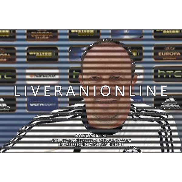 Rafael Benitez at a media day ahead of the UEFA Europa League Final for Chelsea FC v Benfica at the Chelsea FC training ground in Cobham, Surrey 9th May 2013 ©Photoshot/AGENZIA ALDO LIVERANI SAS-ITALY ONLY - EDITORIAL USE ONLY