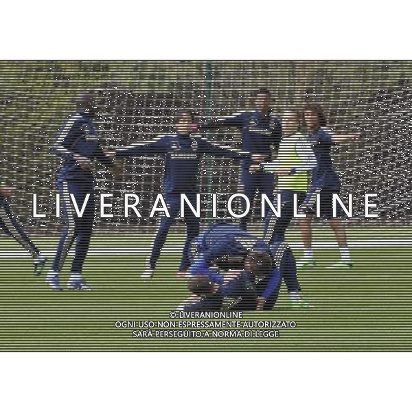 Chelsea Players at a media day ahead of the UEFA Europa League Final for Chelsea FC v Benfica at the Chelsea FC training ground in Cobham, Surrey 9th May 2013 ©Photoshot/AGENZIA ALDO LIVERANI SAS-ITALY ONLY - EDITORIAL USE ONLY