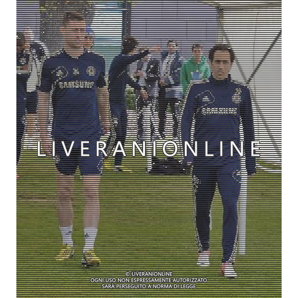 Chelsea Players at a media day ahead of the UEFA Europa League Final for Chelsea FC v Benfica at the Chelsea FC training ground in Cobham, Surrey 9th May 2013 ©Photoshot/AGENZIA ALDO LIVERANI SAS-ITALY ONLY - EDITORIAL USE ONLY