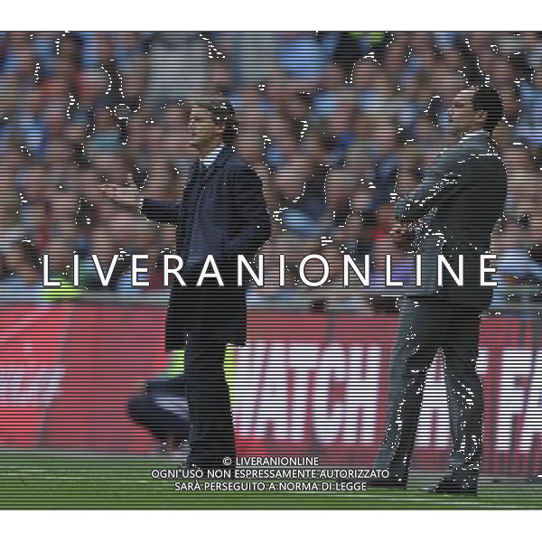 Roberto Mancini Manager Manchester City 2012/13 Manchester City V Wigan Athletic 11/05/13 FA Cup Final Photo: Robin Parker Fotosports International AG ALDO LIVERANI S A S ONLY ITALY
