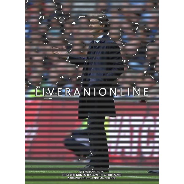 Roberto Mancini Manager Manchester City 2012/13 Manchester City V Wigan Athletic 11/05/13 FA Cup Final Photo: Robin Parker Fotosports International AG ALDO LIVERANI S A S ONLY ITALY