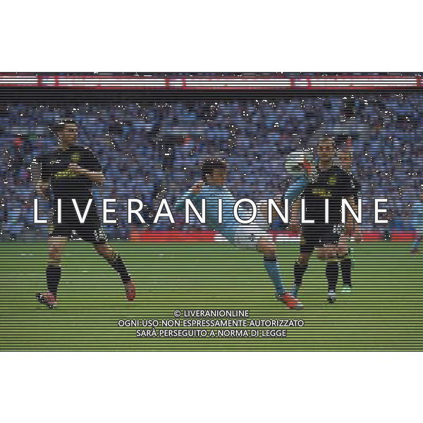 David Silva Manchester City 2012/13 Shaun Maloney and Jordi Gomez Wigan Athletic Manchester City V Wigan Athletic 11/05/13 FA Cup Final Photo: Robin Parker Fotosports International AG ALDO LIVERANI S A S ONLY ITALY