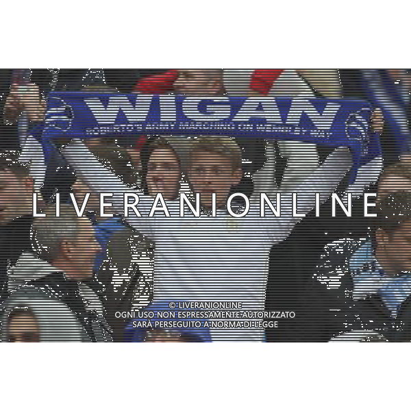 WIGAN FAN CELEBRATES WIN MANCHESTER CITY V WIGAN ATHLETIC MANCHESTER CITY V WIGAN ATHLETIC. THE FA CUP FINAL 2013 WEMBLEY STADIUM, LONDON, ENGLAND, UK 11 May 2013 GAR68320 WARNING! This Photograph May Only Be Used For Newspaper And/Or Magazine Editorial Purposes. May Not Be Used For Publications Involving 1 player, 1 Club Or 1 Competition Without Written Authorisation From Football DataCo Ltd. For Any Queries, Please Contact Football DataCo Ltd on +44 (0) 207 864 9121 ©photoshot/AGENZIA ALDO LIVERANI SAS - ITALY ONLY - EDITORIAL USE ONLY