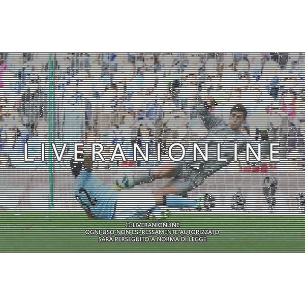 CARLOS TEVEZ SHOT AND JOEL ROBLES MANCHESTER CITY V WIGAN ATHLETIC MANCHESTER CITY V WIGAN ATHLETIC. THE FA CUP FINAL 2013 WEMBLEY STADIUM, LONDON, ENGLAND, UK 11 May 2013 GAR68309 WARNING! This Photograph May Only Be Used For Newspaper And/Or Magazine Editorial Purposes. May Not Be Used For Publications Involving 1 player, 1 Club Or 1 Competition Without Written Authorisation From Football DataCo Ltd. For Any Queries, Please Contact Football DataCo Ltd on +44 (0) 207 864 9121 ©photoshot/AGENZIA ALDO LIVERANI SAS - ITALY ONLY - EDITORIAL USE ONLY