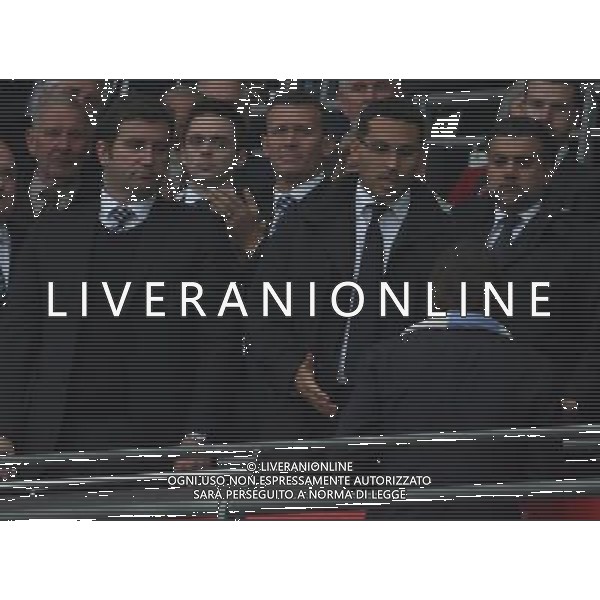 ROBERTO MANCINI GREETS THE MANCHESTER CITY OWNERS MANCHESTER CITY V WIGAN ATHLETIC MANCHESTER CITY V WIGAN ATHLETIC. THE FA CUP FINAL 2013 WEMBLEY STADIUM, LONDON, ENGLAND, UK 11 May 2013 GAR68287 WARNING! This Photograph May Only Be Used For Newspaper And/Or Magazine Editorial Purposes. May Not Be Used For Publications Involving 1 player, 1 Club Or 1 Competition Without Written Authorisation From Football DataCo Ltd. For Any Queries, Please Contact Football DataCo Ltd on +44 (0) 207 864 9121 ©photoshot/AGENZIA ALDO LIVERANI SAS - ITALY ONLY - EDITORIAL USE ONLY