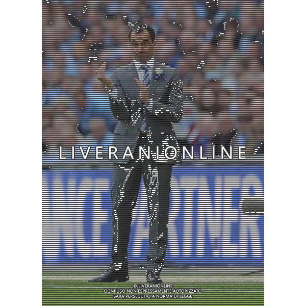 Roberto Martinez Manager Wigan Athletic FA Cup Winners 2013 Manchester City V Wigan Athletic (0-1) 11/05/13 FA Cup Final 2013 Photo: Robin Parker Fotosports International ©PHOTOSHOT/AGENZIA ALDO LIVERANI SAS - ITALY ONLY - EDITORIAL USE ONLY