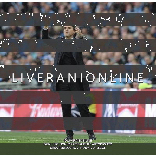 Roberto Mancini Manager Manchester City 2012/13 Manchester City V Wigan Athletic (0-1) 11/05/13 FA Cup Final 2013 Photo: Robin Parker Fotosports International ©PHOTOSHOT/AGENZIA ALDO LIVERANI SAS - ITALY ONLY - EDITORIAL USE ONLY