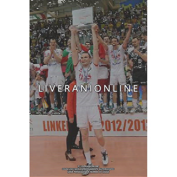 TRENTO 12/05/2013 68Â° CAMPIONATO ITALIANO DI PALLAVOLO MASCHILE SERIE A 1 FINALE-GARA 5 ITAS-PIACENZA NELLA FOTO:SINTINI GIACOMO FOTO PAOLA GARBUIO/AG.ALDO LIVERANI