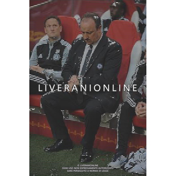 Rafael Benitez Interim Manager Chelsea Europa League Final 2013 Benfica V Chelsea 15/05/13 UEFA Europa League Final Photo: Robin Parker Fotosports International ©PHOTOSHOT/AGENZIA ALDO LIVERANI SAS - ITALY ONLY - EDITORIAL USE ONLY