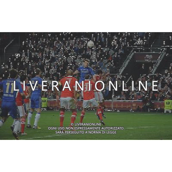 Branislav Ivanovic Scores Winning (2nd) Goal Chelsea Europa League Final 2013 Benfica V Chelsea (1-2) 15/05/13 UEFA Europa League Final Photo: Robin Parker Fotosports International ©PHOTOSHOT/AGENZIA ALDO LIVERANI SAS - ITALY ONLY - EDITORIAL USE ONLY