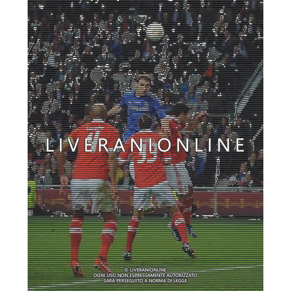 Branislav Ivanovic Scores Winning Goal Chelsea Europa League Final 2013 Benfica v Chelsea (1-2) 15/05/13 UEFA Europa League Final Photo: Robin Parker Fotosports International ©PHOTOSHOT/AGENZIA ALDO LIVERANI SAS - ITALY ONLY - EDITORIAL USE ONLY