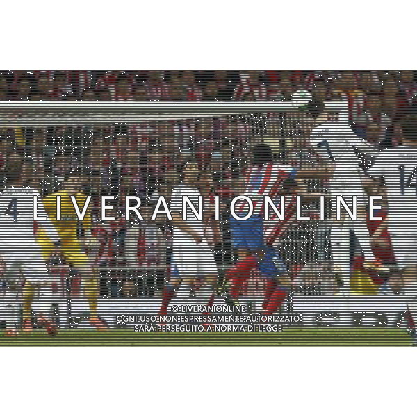 Real Madrid\'sCristiano Ronaldo goal during spanish King\'s Cup Final on 17th of May 2013. Photo: Cesar Cebolla / ALFAQUI AG ALDO LIVERANI S A S ONLY ITALY