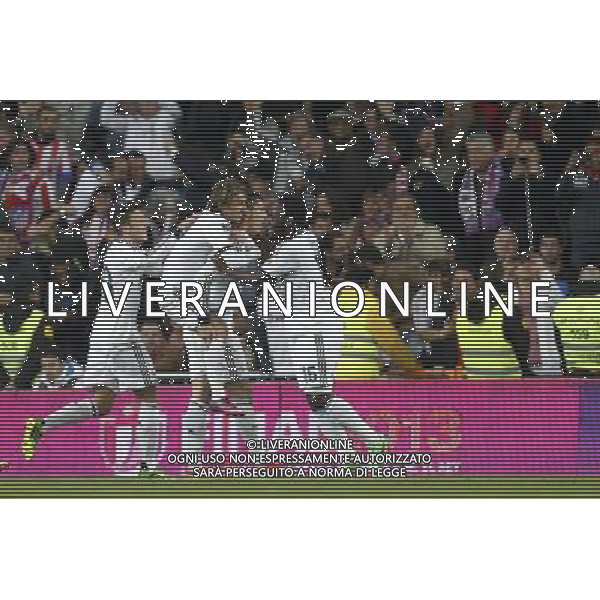 Real Madrid\'sCristiano Ronaldo goal during spanish King\'s Cup Final on 17th of May 2013. Photo: Cesar Cebolla / ALFAQUI AG ALDO LIVERANI S A S ONLY ITALY