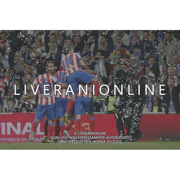Atletico de Madrid\'s Diego Costa goal during spanish King\'s Cup Final on 17th of May 2013. Photo: Cesar Cebolla / ALFAQUI AG ALDO LIVERANI S A S ONLY ITALY