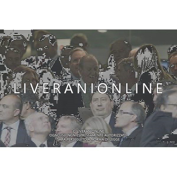 Spanish Royals with the President os the Royal Spanish Football Federation (RFEF) Angel Maria Villa (r) during Real Madrid\'s against Atletico de Madrid\'s spanish KIng\'s Cup Final match.May 17,2013. (ALTERPHOTOS/Acero) AG ALDO LIVERANI S A S ONLY ITALY