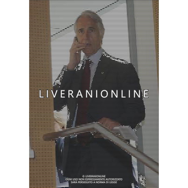 MILANO 20/5/2013 SALA BUZZATI VIA BALZAN, 3 CONVEGNO DELLA GAZZETTA DELLO SPORT: \'IL CALCIO CHE VOGLIAMO\' NELLA FOTO GIOVANNI MALAGO\' FOTO ROMANO/AG ALDO LIVERANI S.A.S.