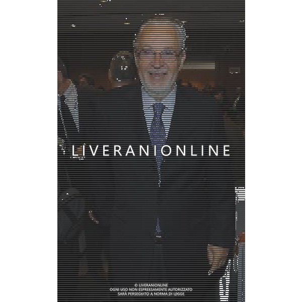 MILANO 20/5/2013 SALA BUZZATI VIA BALZAN, 3 CONVEGNO DELLA GAZZETTA DELLO SPORT: \'IL CALCIO CHE VOGLIAMO\' NELLA FOTO GIAMPAOLO POZZO FOTO ROMANO/AG ALDO LIVERANI S.A.S.