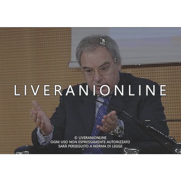 MILANO 20/5/2013 SALA BUZZATI VIA BALZAN, 3 CONVEGNO DELLA GAZZETTA DELLO SPORT: \'IL CALCIO CHE VOGLIAMO\' NELLA FOTO MAURIZIO BERETTA FOTO ROMANO/AG ALDO LIVERANI S.A.S.