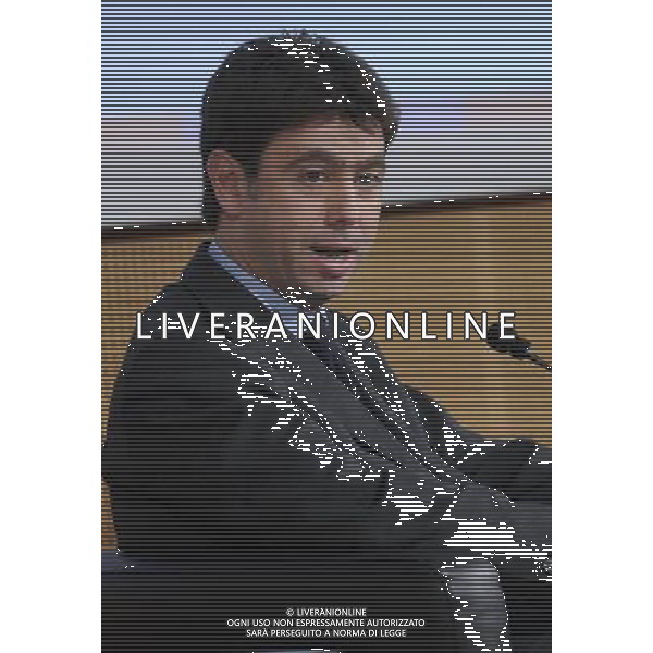 MILANO 20/5/2013 SALA BUZZATI VIA BALZAN, 3 CONVEGNO DELLA GAZZETTA DELLO SPORT: \'IL CALCIO CHE VOGLIAMO\' NELLA FOTO ANDREA AGNELLI FOTO ROMANO/AG ALDO LIVERANI S.A.S.