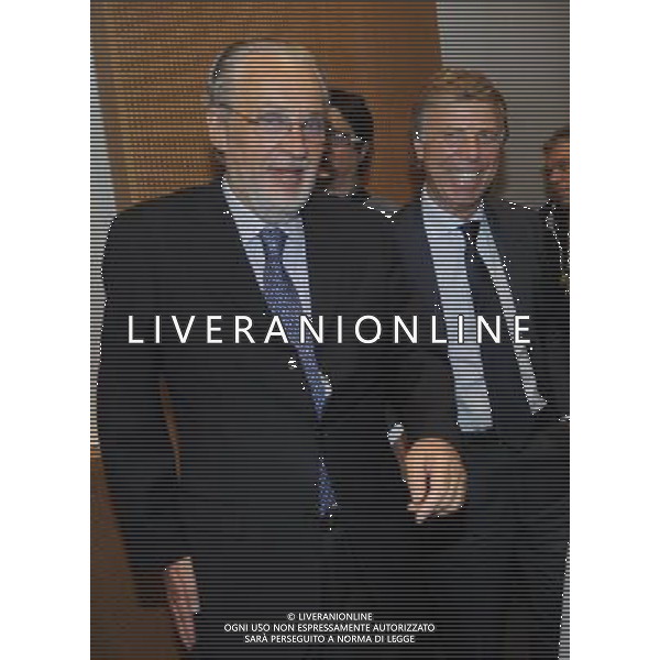 MILANO 20/5/2013 SALA BUZZATI VIA BALZAN, 3 CONVEGNO DELLA GAZZETTA DELLO SPORT: \'IL CALCIO CHE VOGLIAMO\' NELLA FOTO GIANPAOLO POZZO ED ENRICO PREZIOSI FOTO ROMANO/AG ALDO LIVERANI S.A.S.