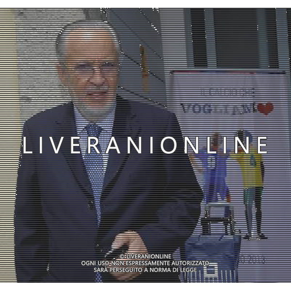 MILANO 20/5/2013 SALA BUZZATI VIA BALZAN, 3 CONVEGNO DELLA GAZZETTA DELLO SPORT: \'IL CALCIO CHE VOGLIAMO\' NELLA FOTO GIAMPAOLO POZZO FOTO ROMANO/AG ALDO LIVERANI S.A.S.