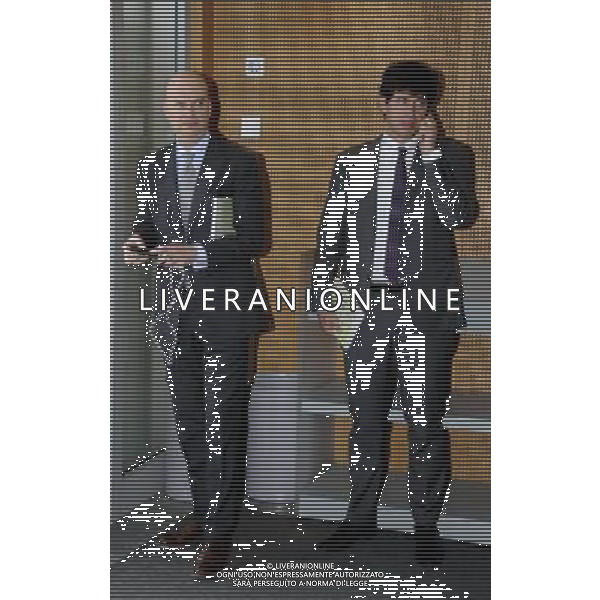 MILANO 20/5/2013 SALA BUZZATI VIA BALZAN, 3 CONVEGNO DELLA GAZZETTA DELLO SPORT: \'IL CALCIO CHE VOGLIAMO\' NELLA FOTO MARCO FASSONE E DEMETRIO ALBERTINI FOTO ROMANO/AG ALDO LIVERANI S.A.S.