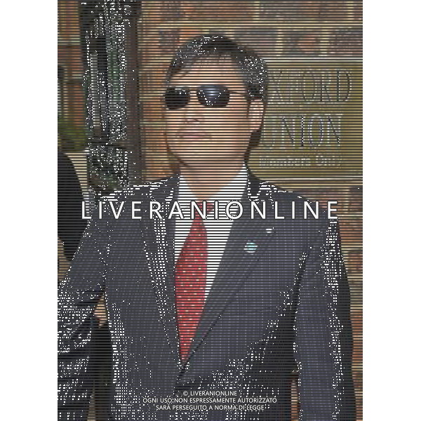 Chen Guangcheng - The blind Chinese human rights activist who escaped house arrest to reach the US Embassy in Beijing last year speaking at the Union in his only UK public speech aside from Parliament. AG ALDO LIVERANI S A S ONLY ITALY